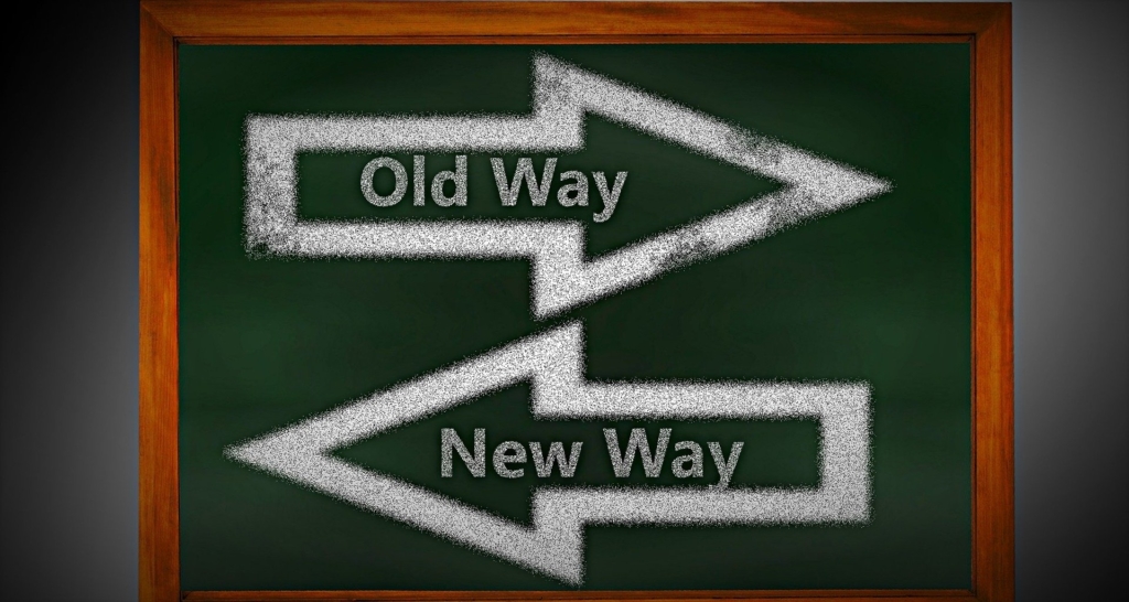 Gestion du changement : pourquoi faut-il une menace existentielle pour se mobiliser? old way new way